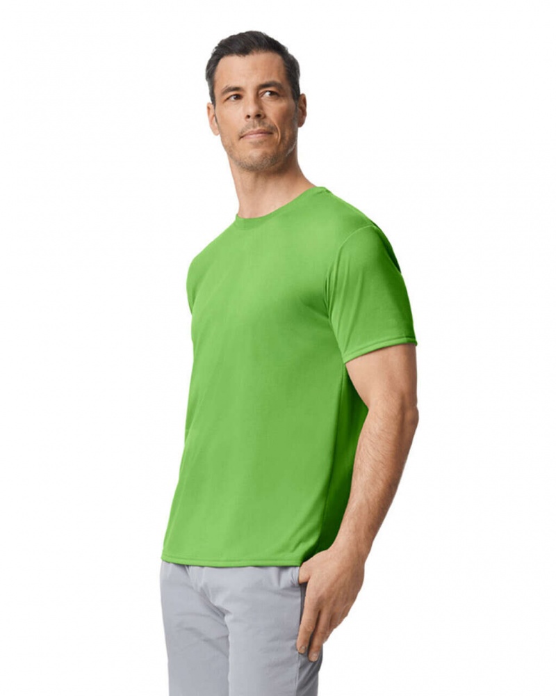 Lime Gildan 42000 Men's T-Shirts | MZHJ54017