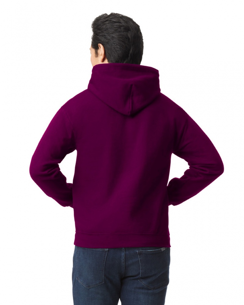 Maroon Gildan 18500 Hoodie Men's Hoodie | VCPT15097