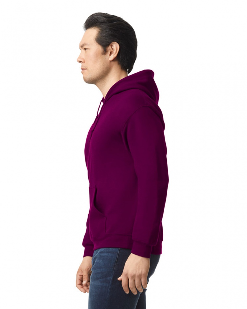 Maroon Gildan 18500 Hoodie Men's Hoodie | VCPT15097