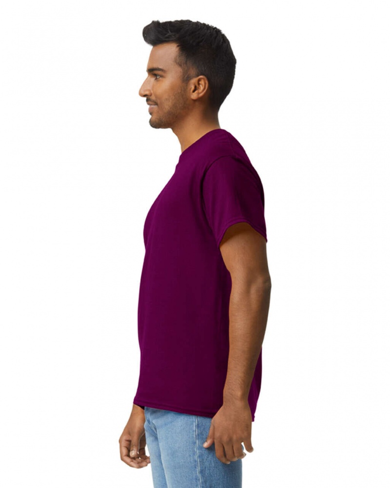 Maroon Gildan 2000 Men's T-Shirts | NYEW07169