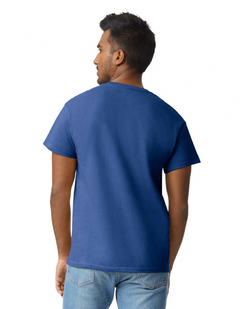 Metro Blue Gildan 2000 Men's T-Shirts | BMFZ91056