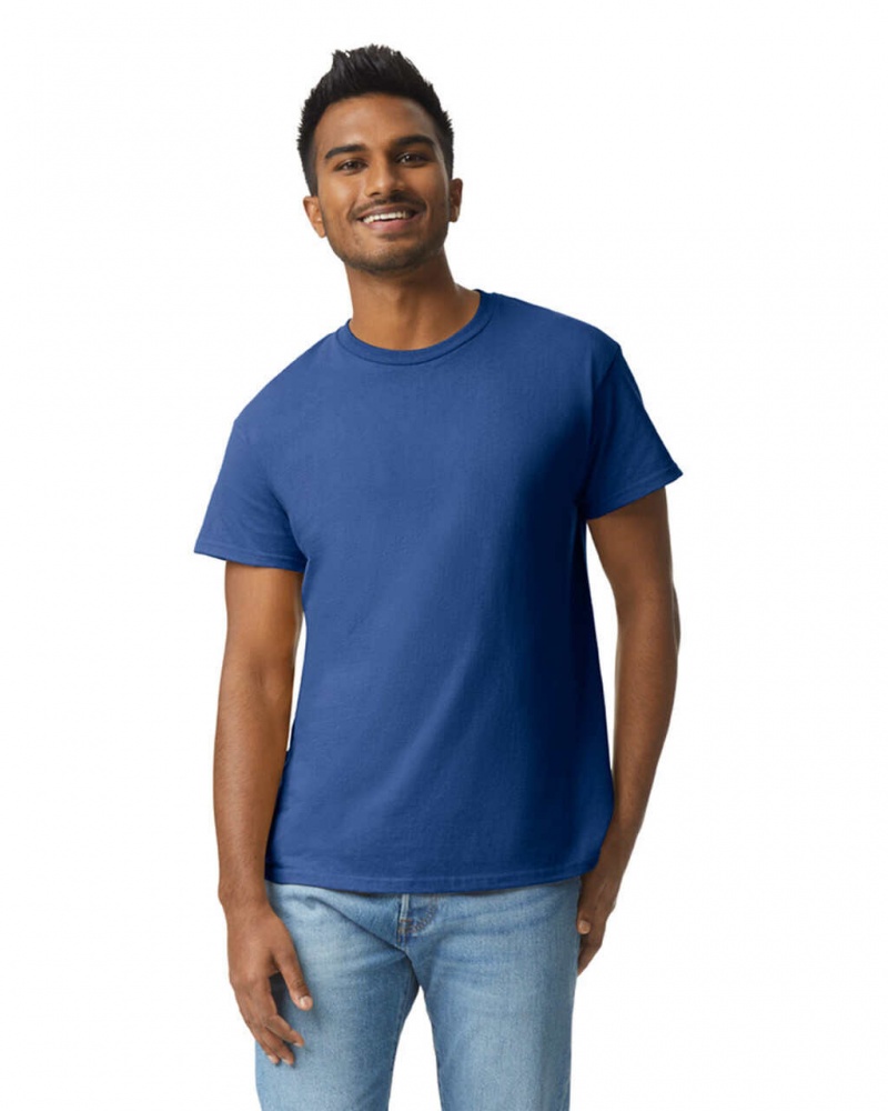 Metro Blue Gildan 2000 Men\'s T-Shirts | BMFZ91056