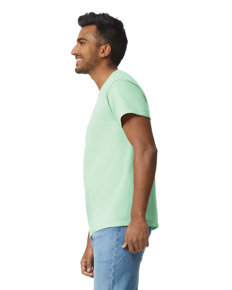 Mint Green Gildan 2000 Men's T-Shirts | SIPT01476