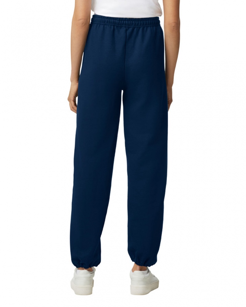 Navy Gildan 18200 Women's Sweatpants | NZJO74120