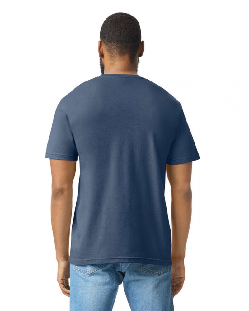 Navy Mist Gildan 67000 CVC Men's T-Shirts | RGMF20814