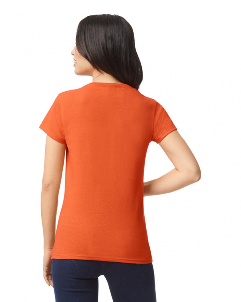 Orange Gildan 5000L Women's T-Shirts | APLD45618