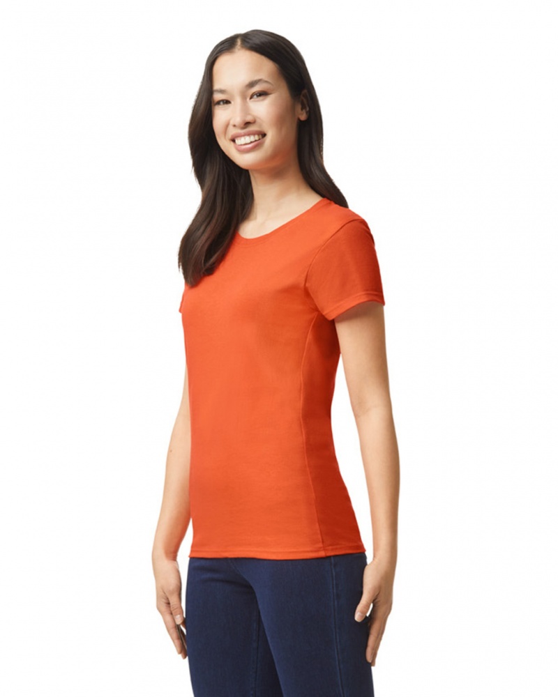 Orange Gildan 5000L Women's T-Shirts | APLD45618