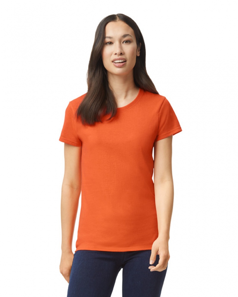 Orange Gildan 5000L Women's T-Shirts | APLD45618