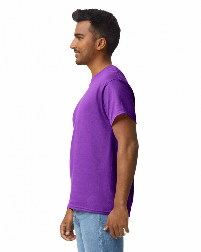 Purple Gildan 2000 Men's T-Shirts | ZJWO56487