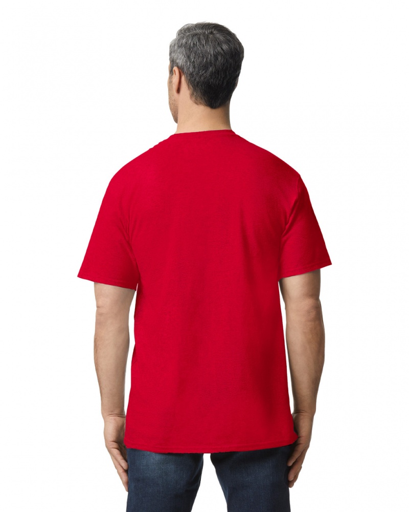 Red Gildan 2000T Tall Men's T-Shirts | VJGT39461