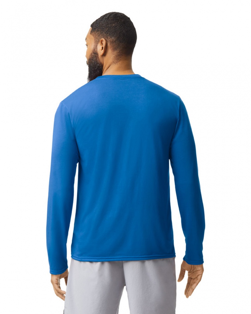 Royal Gildan 42400 Long Sleeve Men's T-Shirts | HQXY47915