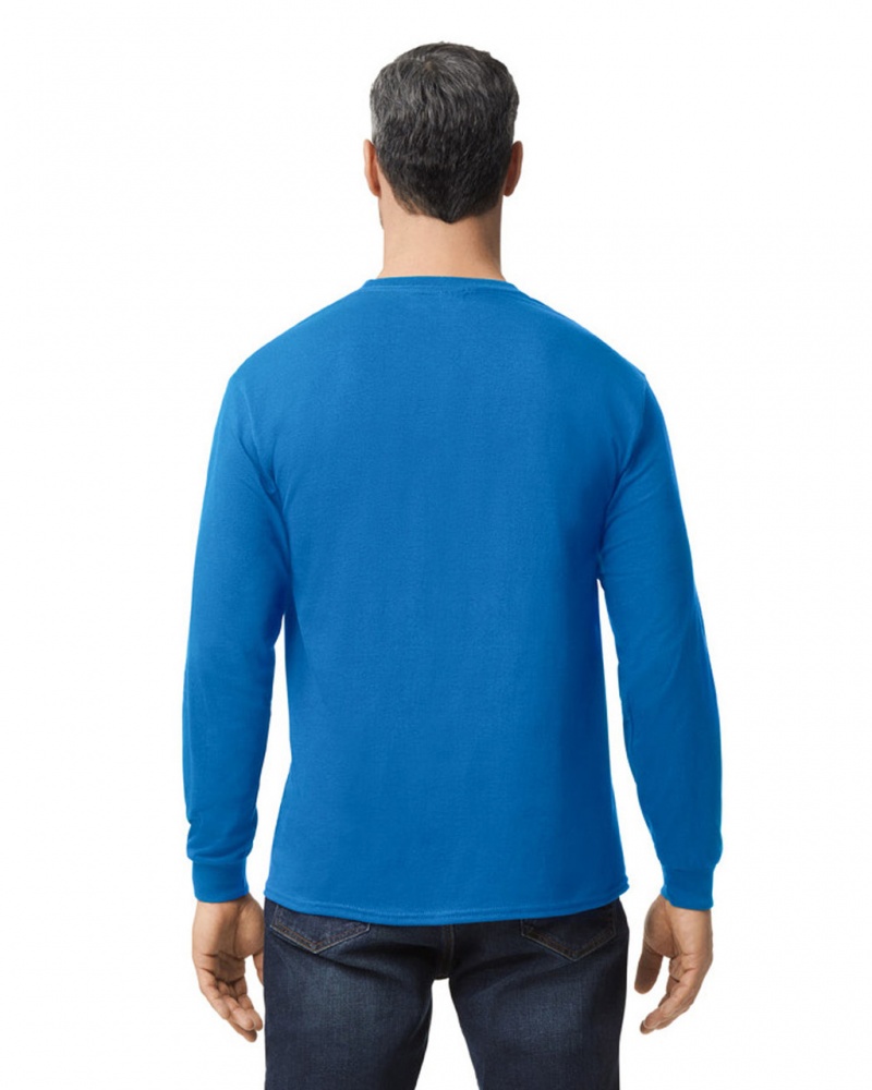 Royal Gildan 5400 Long Sleeve Men's T-Shirts | RNHO47910