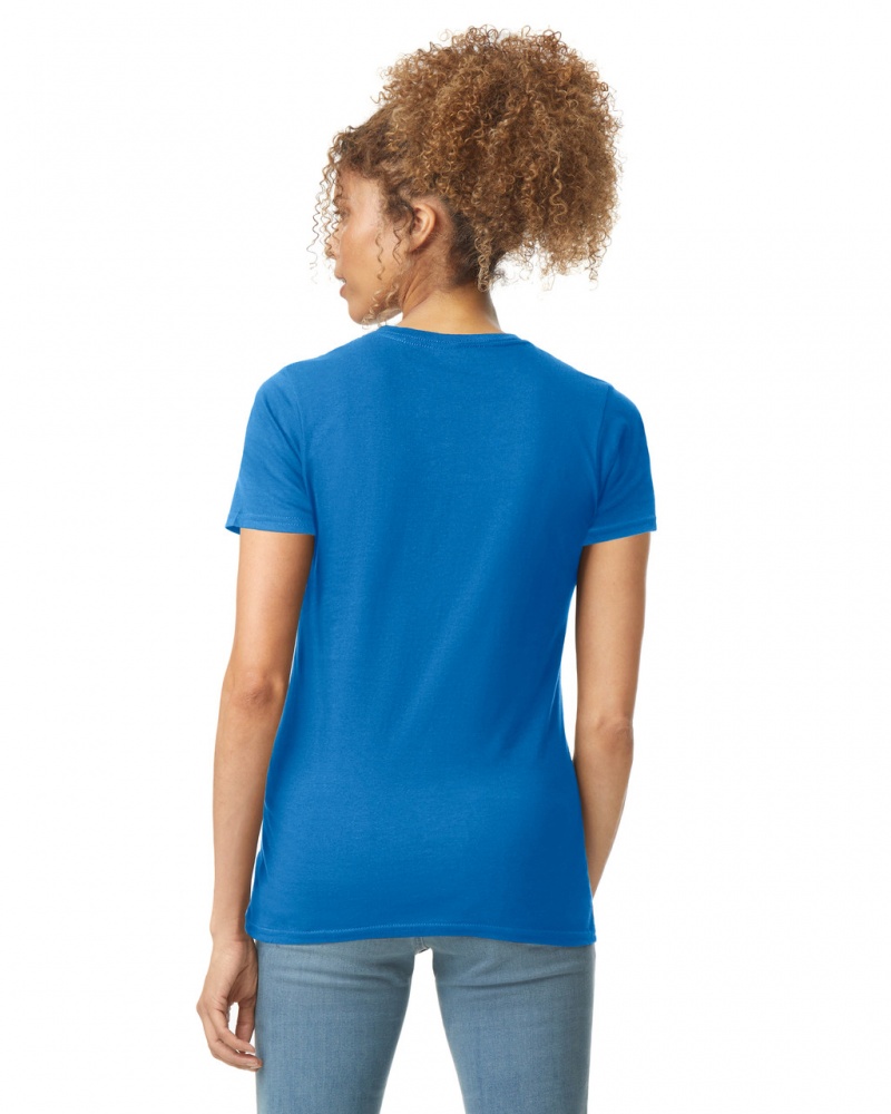 Royal Gildan 64000L Women's T-Shirts | KNOC86097