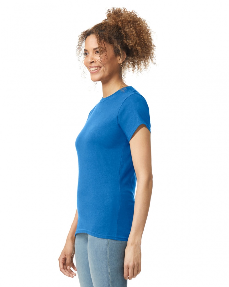 Royal Gildan 64000L Women's T-Shirts | KNOC86097