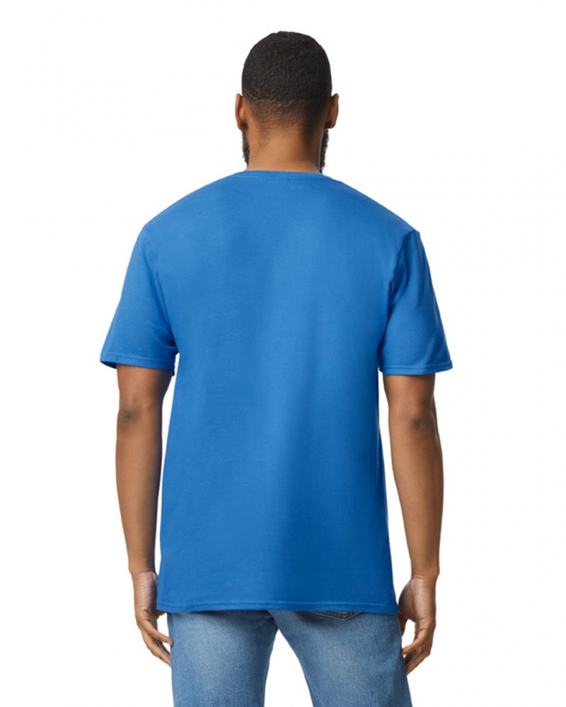 Royal Gildan 64V00 V-Neck Men's T-Shirts | BYML07348