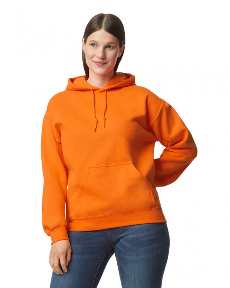 S Orange Gildan 12500 Hoodie Women's Hoodie | VYHB18036