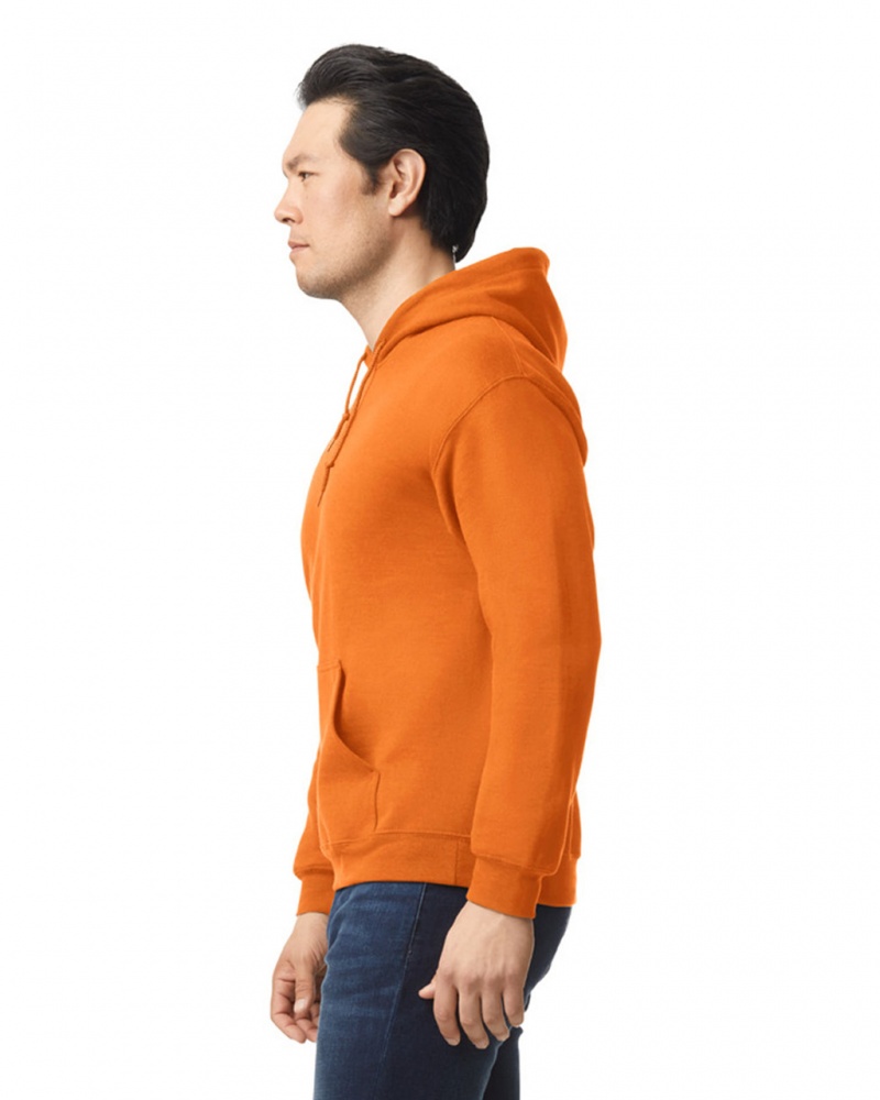 S Orange Gildan 18500 Hoodie Men's Hoodie | NGTY42169