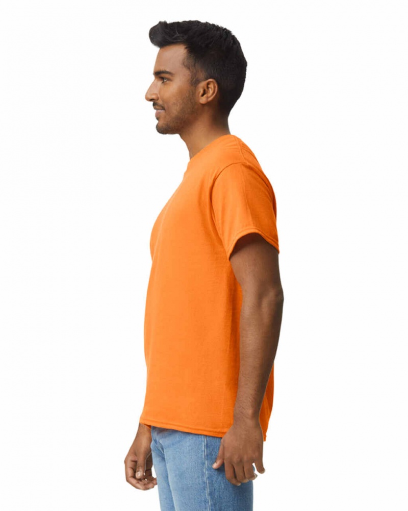 S Orange Gildan 2000 Men's T-Shirts | RHXI81906