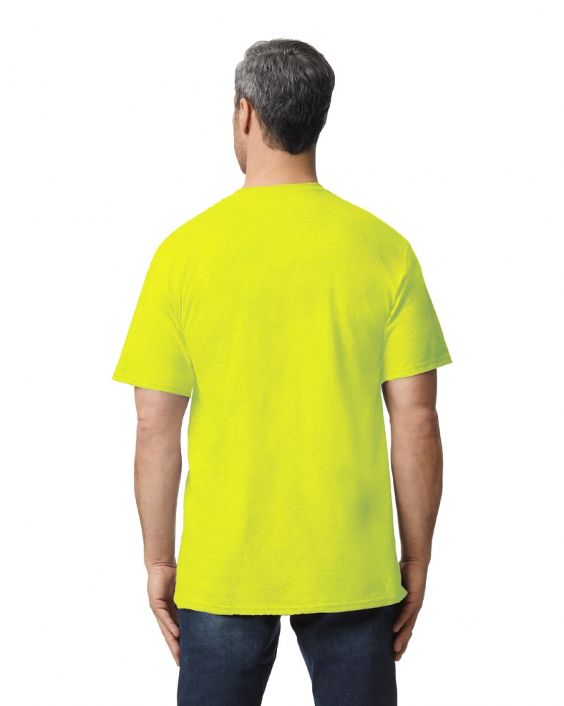 Safety Green Gildan 2000T Tall Men's T-Shirts | TVMO85467