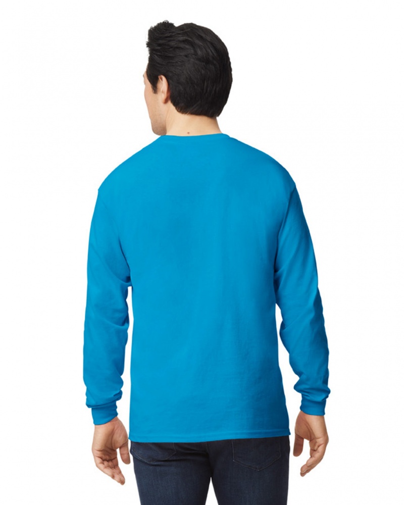 Sapphire Gildan 2400 Long Sleeve Men's T-Shirts | SQKC42739