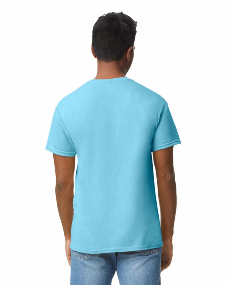 Sky Gildan 5000 Men's T-Shirts | ZGHK75849