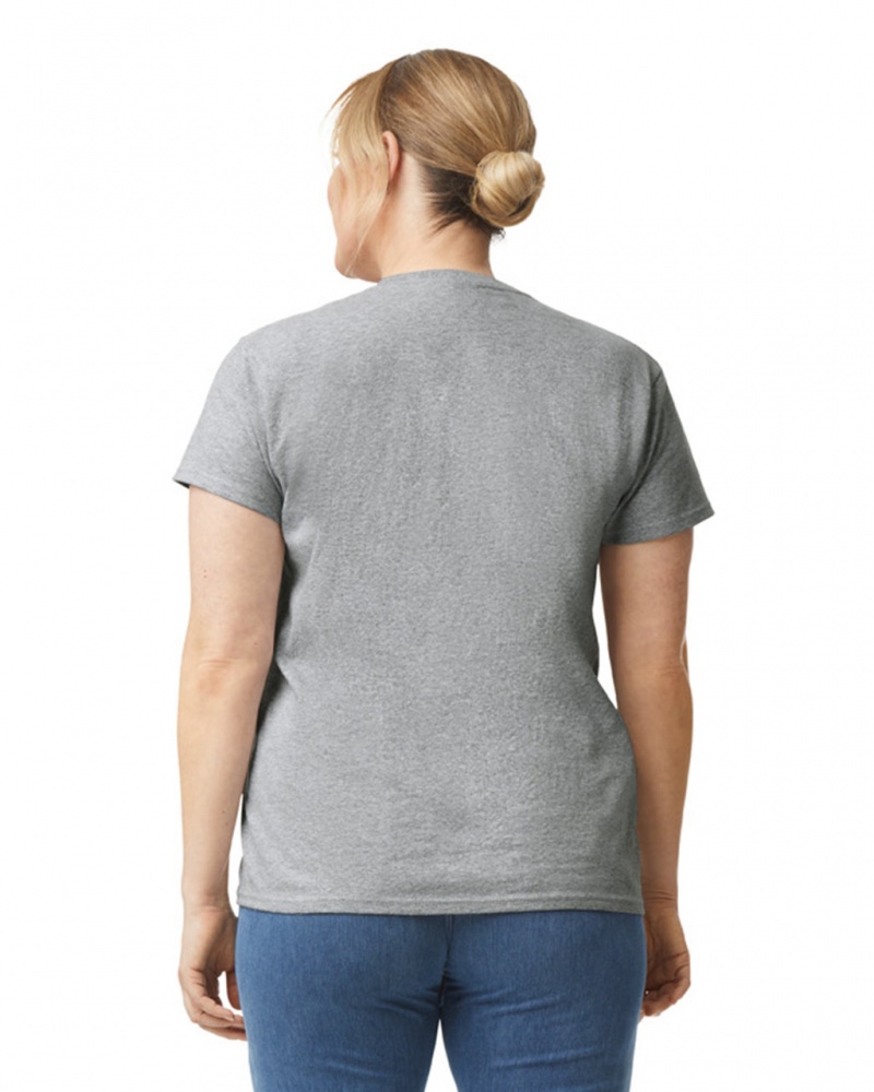 Sport Grey Gildan 2000L Women's T-Shirts | OXKU52160