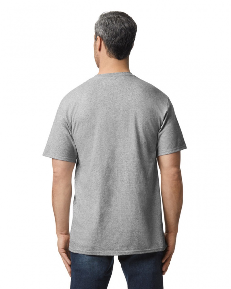 Sport Grey Gildan 2000T Tall Men's T-Shirts | WVYE84573