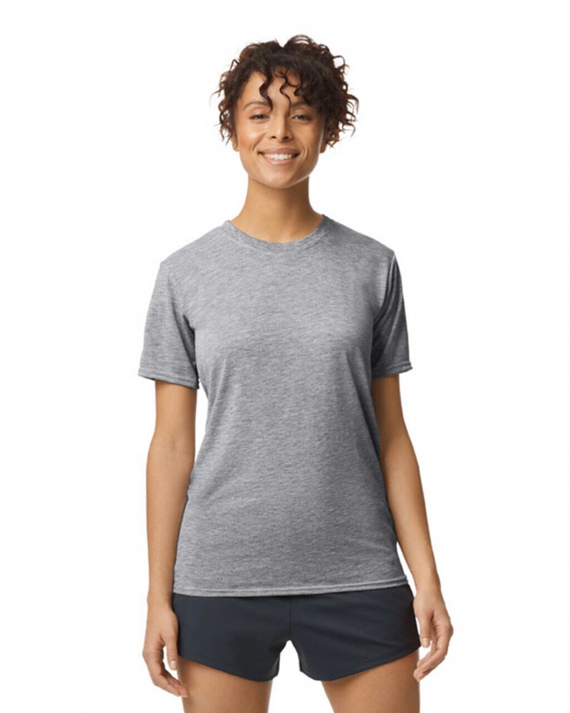 Sport Grey Gildan 42000 Women\'s T-Shirts | MRHX63419