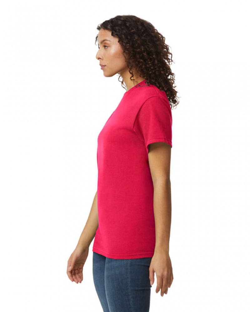 Sport Scarlet Red Gildan H000 Women's T-Shirts | SKMR82540