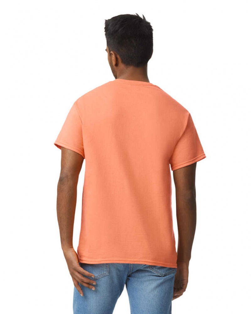 Tangerine Gildan 2000 Men's T-Shirts | HQRB83564