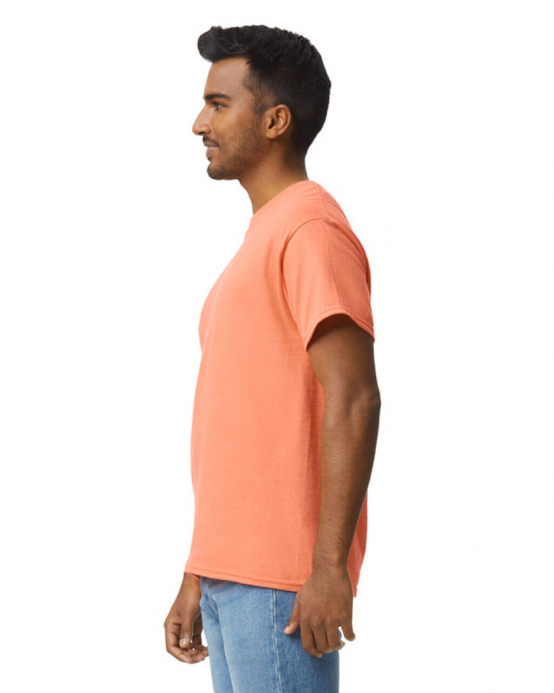 Tangerine Gildan 2000 Men's T-Shirts | HQRB83564