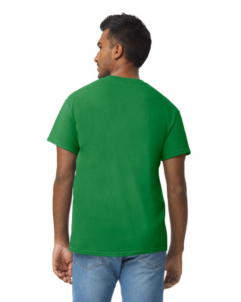 Turf Green Gildan 5000 Men's T-Shirts | EAMB68032